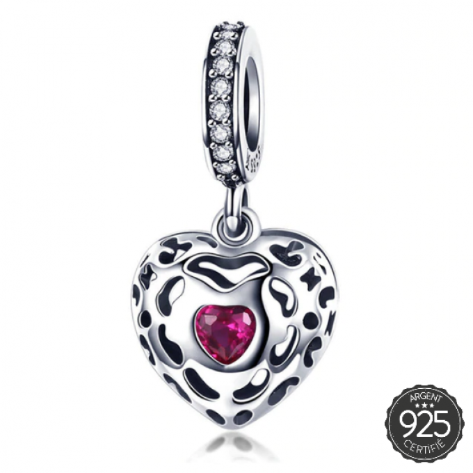 CHARM PENDANT COEUR